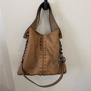 Michael Kors Brown Leather Tote Bag